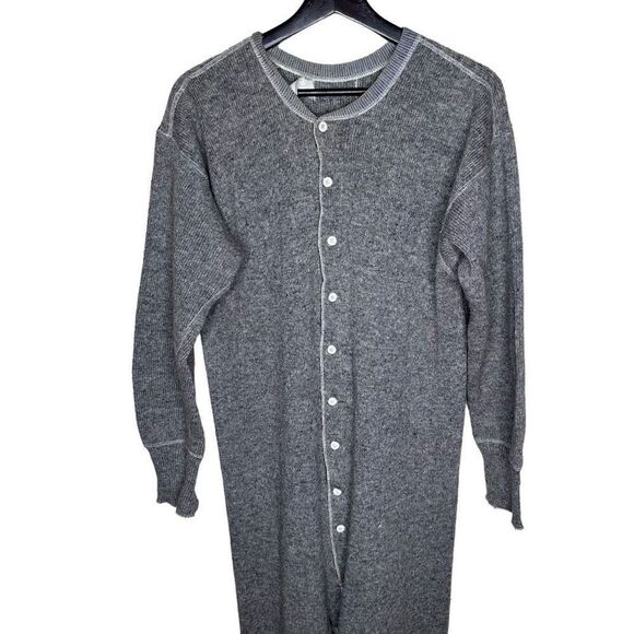 Vintage 50’s Cowboy Pijamas Long John’s Union Suite Men’s Size 44 Made in Canada - Picture 2 of 9